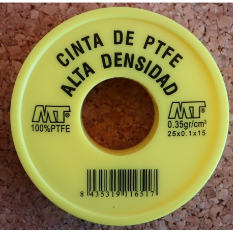 Rolo Fita Teflon Industrial/Profissional 15 MM
